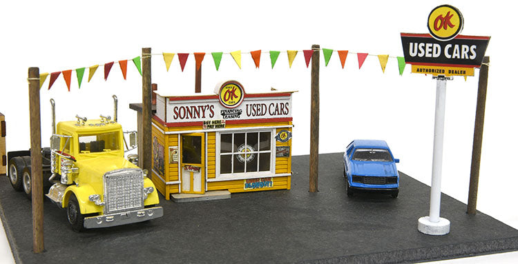 Banta Model Works 2122 HO Sonny's Used Cars Kit