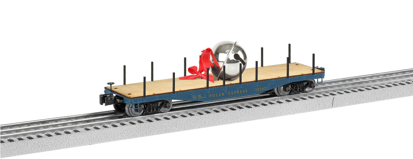 Lionel 2126680 O The Polar Express 40' Flatcar with Bell