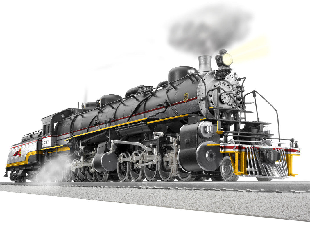 Lionel 2131500 O VISIONLINE Santa Fe 2-10-10-2 Steam Locomotive & Tender #3008