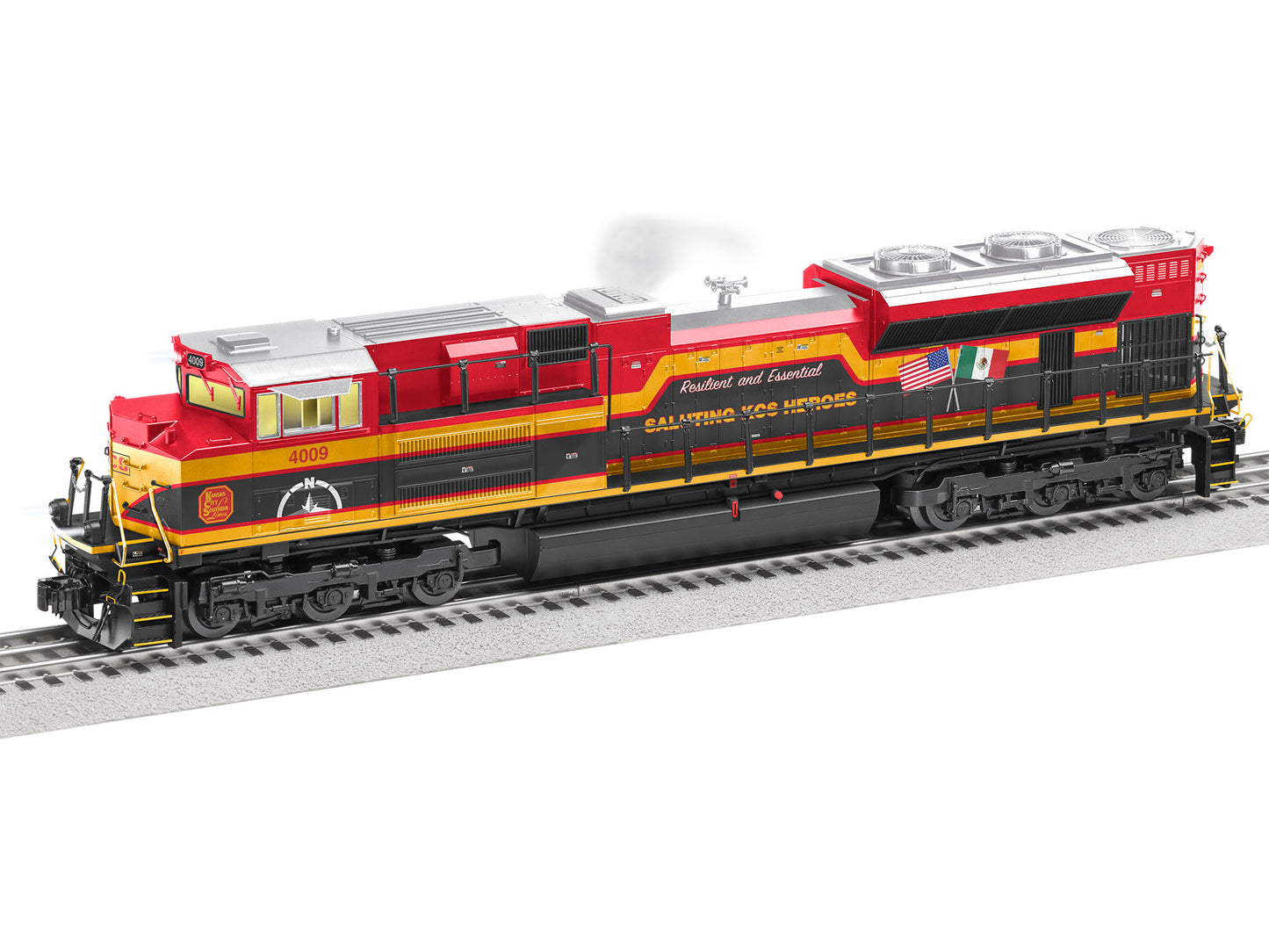 Lionel 2133300 O Kansas City Southern Legacy SD70ACE Diesel Locomotive #4009