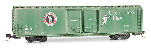 Micro-Trains 12244030 N GN Weathered 60' Double Plug Door Boxcar #139045