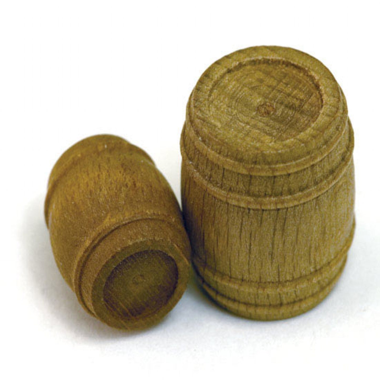 Model Shipways MS0389 17mm x 15mm Walnut Barrel (Pack of 6)