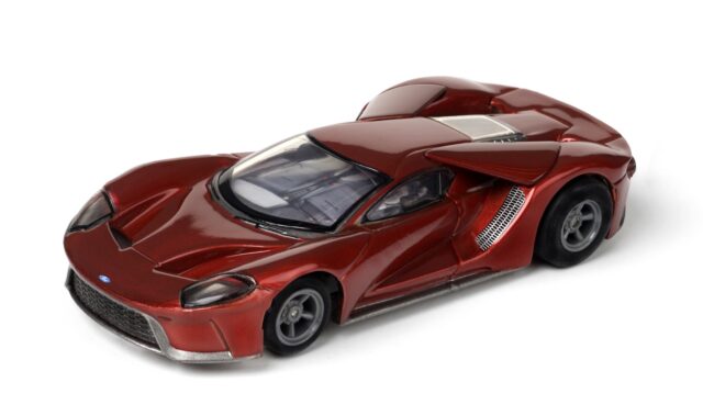 AFX 22030 HO Mega G+ Ford GT Liquid Red Mega Slot Car