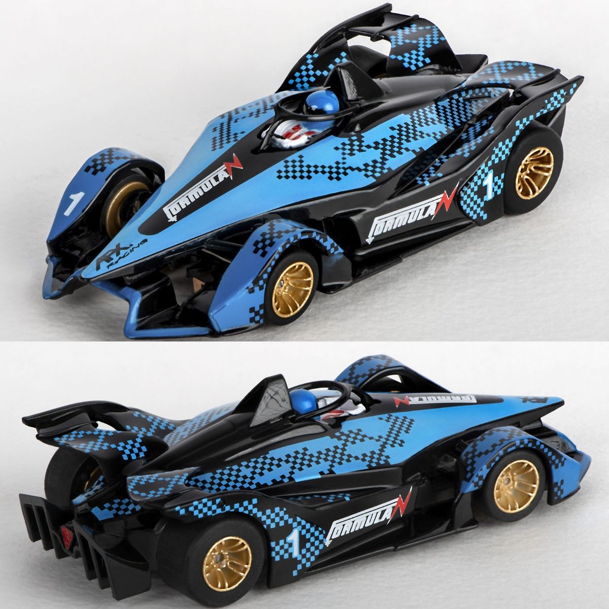 AFX 22039 HO Formula N Black and Blue Mega G+ MegaG Plus Slot Car