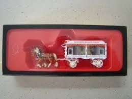 Preiser 22152 HO The Great Circus Train Wagon W/Figure & Horses Colors May Vary