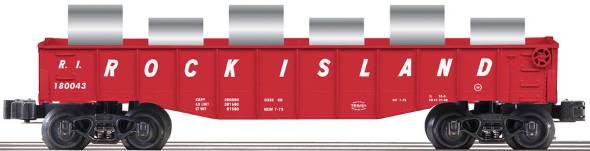 Lionel 6-22182 Rock Island Gondola w/ Coils