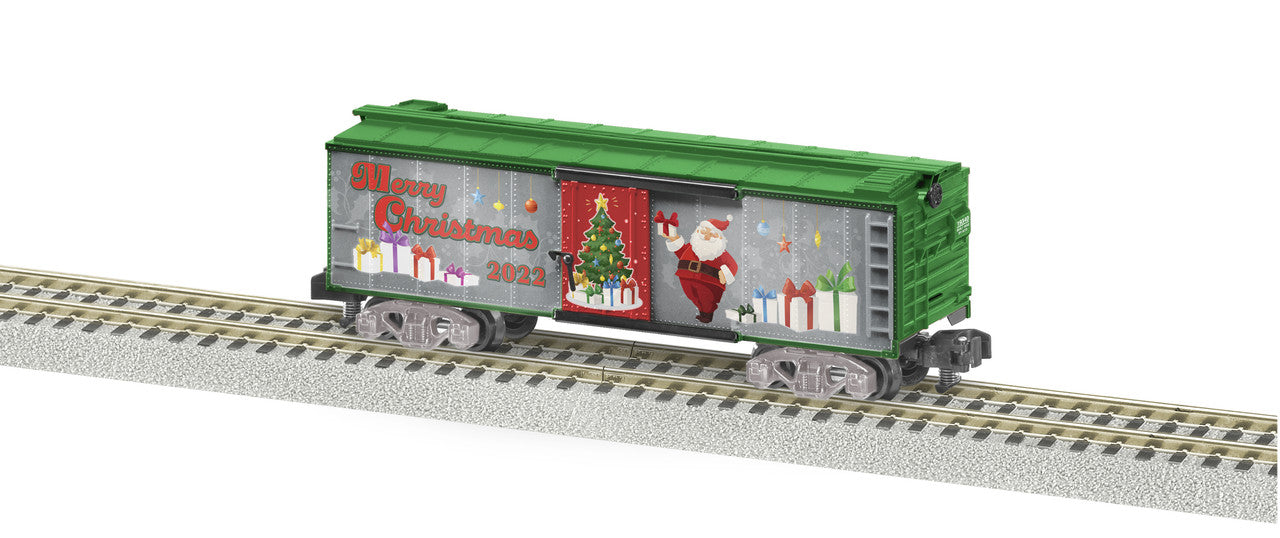 American Flyer 2219340 S Gauge 2022 Christmas Boxcar