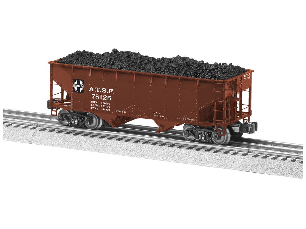 Lionel 2226030 O Santa Fe AAR 2-Bay Die-Cast Hopper (Pack of 2)