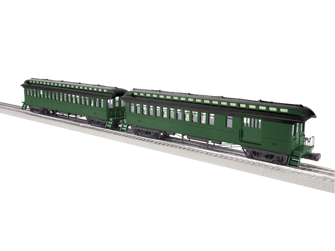Lionel 2227470 O Southern Wood Combine/Coach (Set of 2) NIB