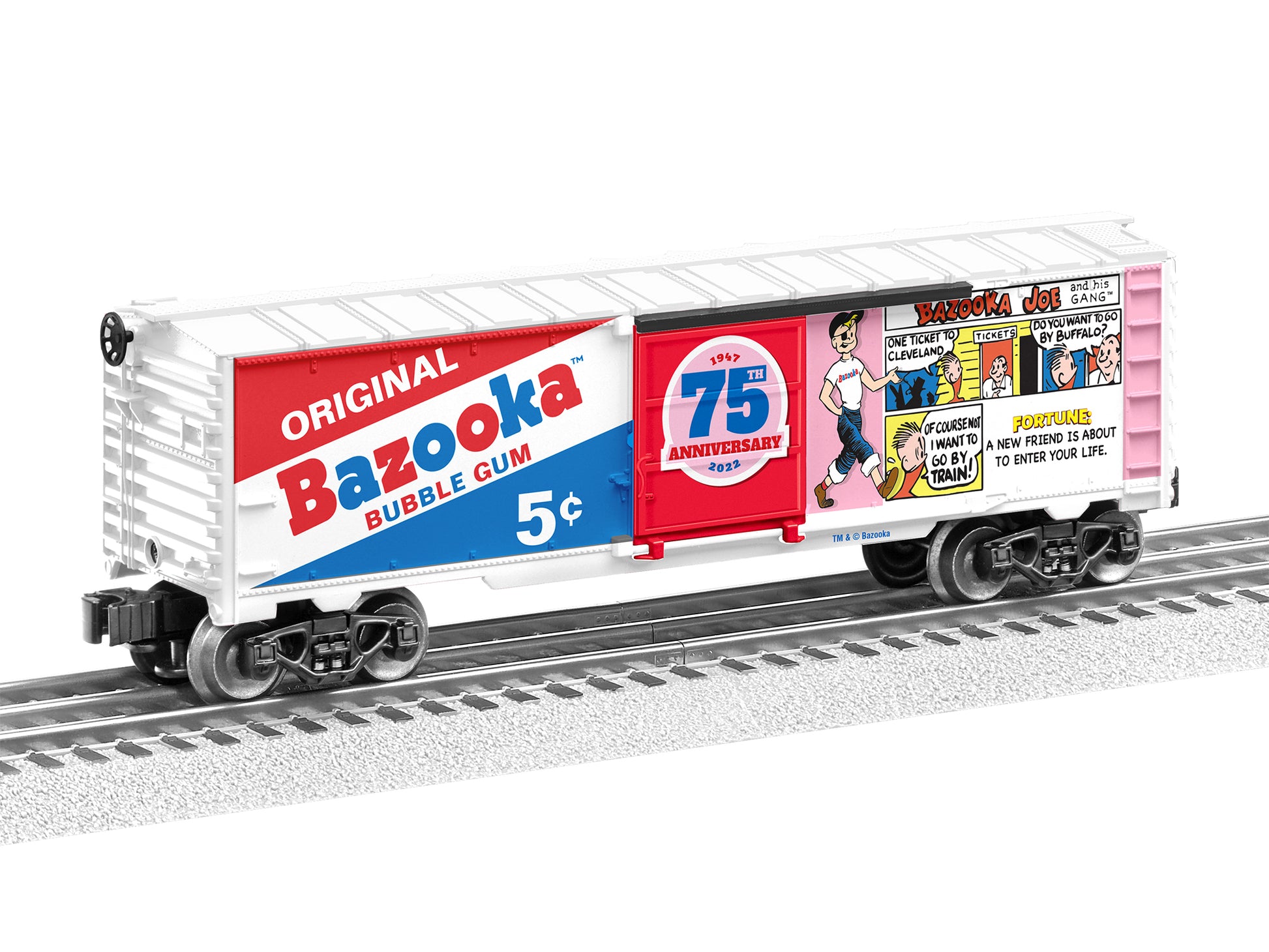 Lionel 2238180 O Bazooka 75th Anniversary MUSA Boxcar