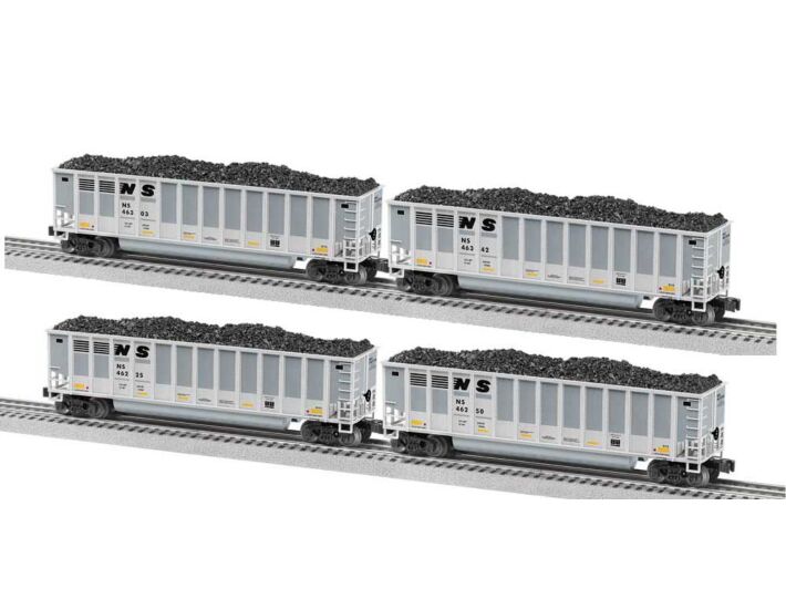 Lionel 2243030 O Gauge Norfolk Southern Standard Rotary Gondola (Set of 4) LN/Box