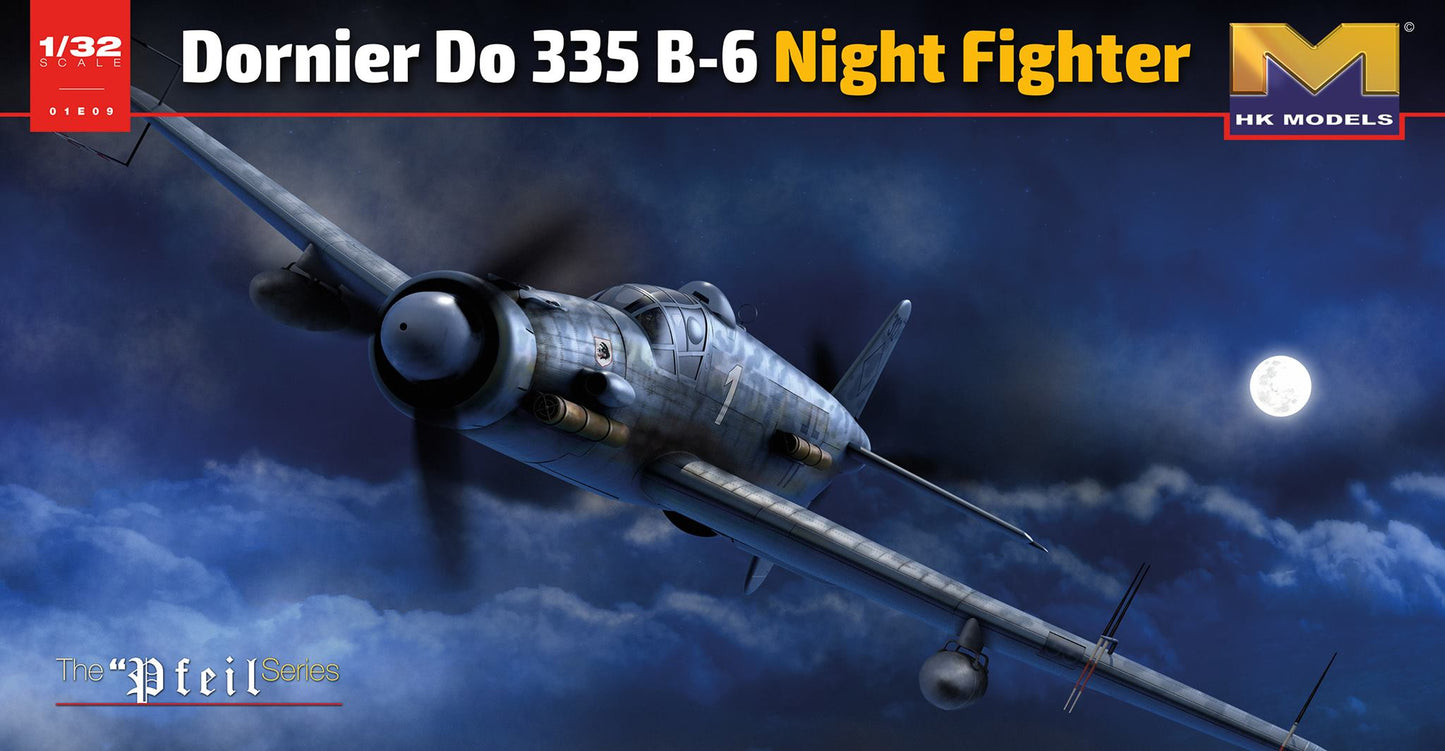 HK Models 01E021 1:32 Dornier Do 335 B-6 Night Fighter Military Plane Kit