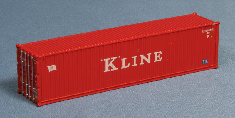 Kato 23-507B N Scale 40' K-Line Intermodal Container (Pack of 2)