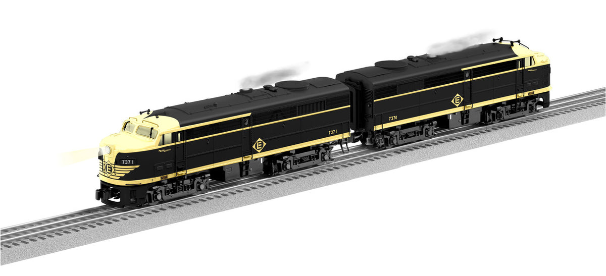 Lionel 2333090 O Erie Lackawanna FA-2 AA Diesel Locomotive #7371/#7374 LN/Box