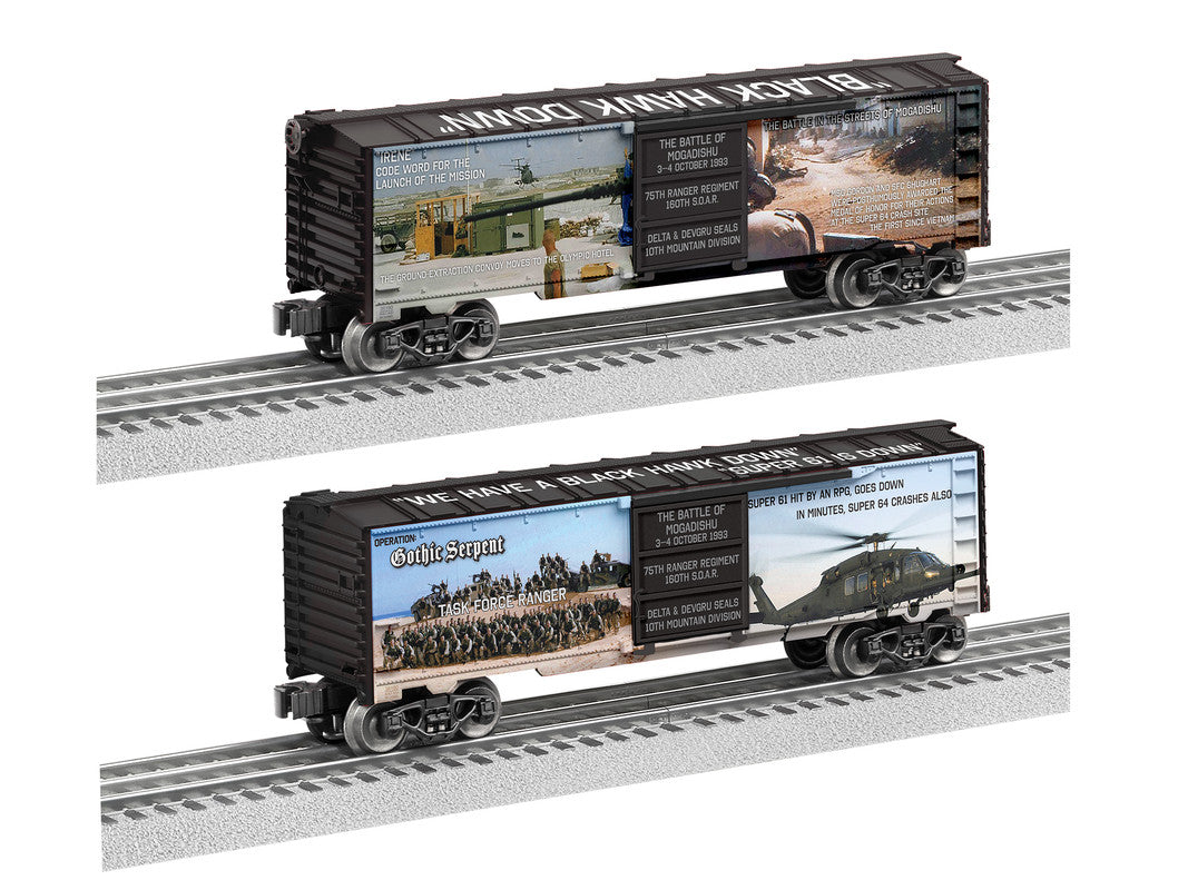 Lionel 2338190 O U.S. American History Battle of Mogadishu Boxcar