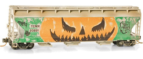Micro-Trains 09444320 N TCMX Pumpkin 3-Bay ACF 4650 Centerflow Covered Hopper LN/Box