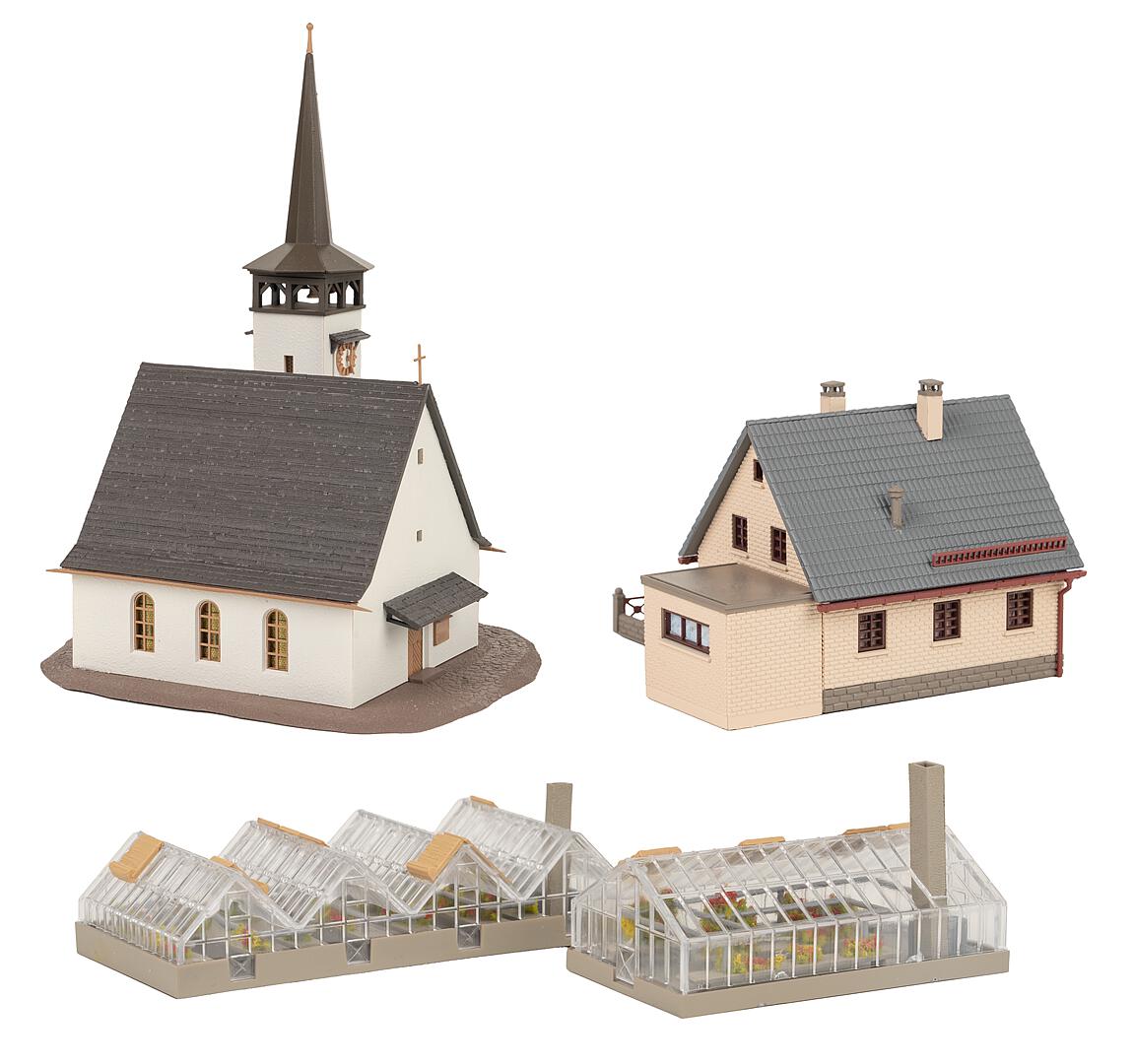 Faller 239010 N Village Promotional Set Building Kit