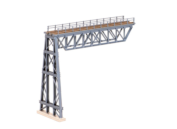 Ratio 241 N Steel Truss Span with Steel Trestle Building Kit