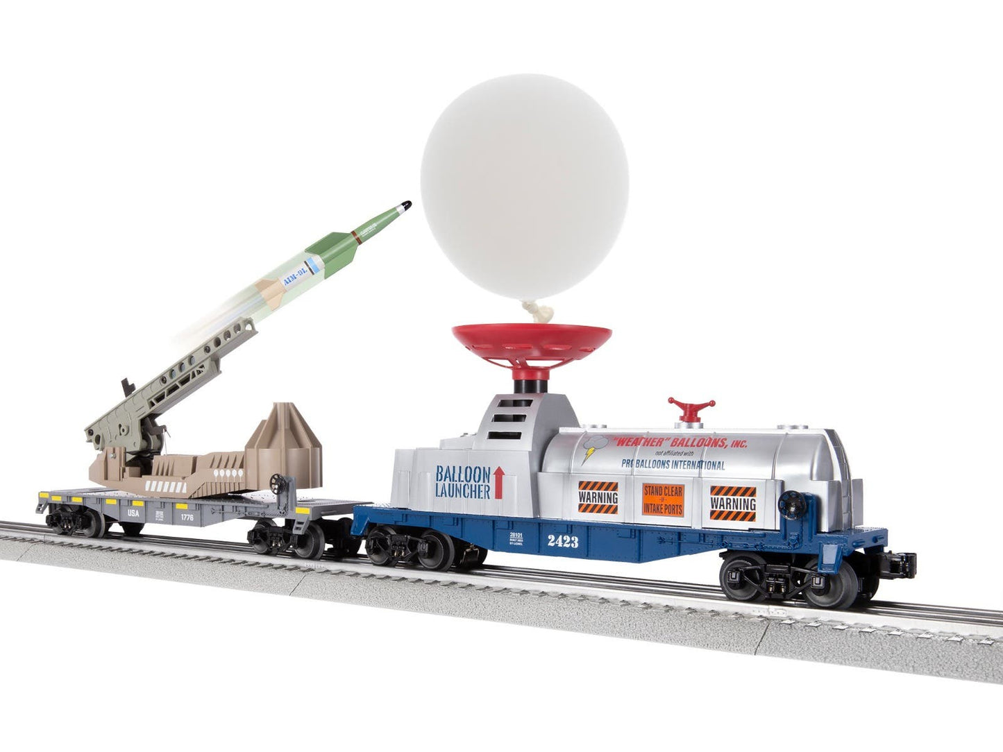Lionel 2428100 O Weather Balloon Defense (Pack of 2) LN/Box