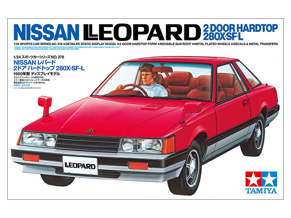 Tamiya 24378 1:24 Nissan Leopard 2-Door Hardtop 280X SF-L Plastic Model Kit