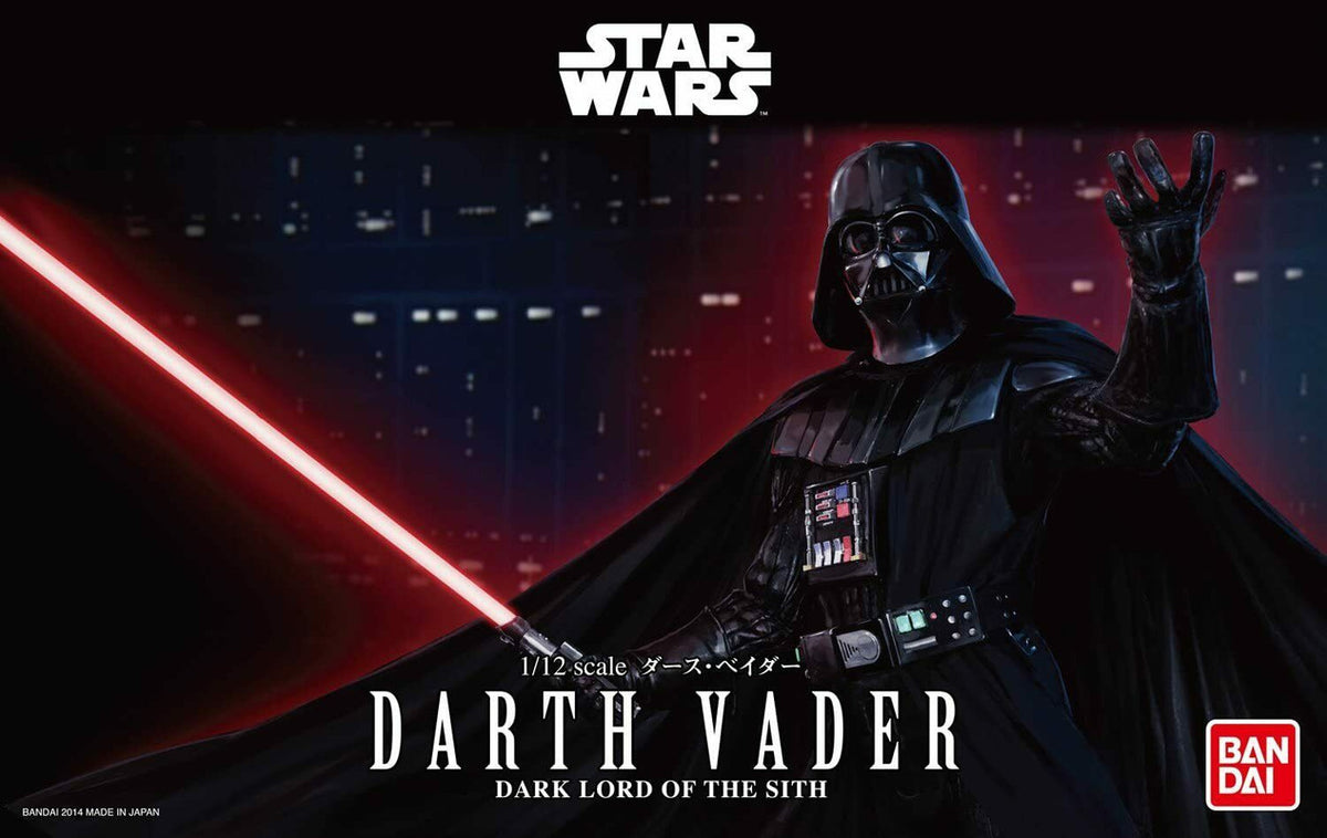 Bandai 2439791 1:12 Star Wars Darth Vader  Plastic Model Kit
