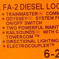 Lionel 6-24544 O NYC FA-2 AA Diesel Locomotive Set #1046/1047 MT/Box
