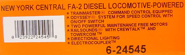Lionel 6-24544 O NYC FA-2 AA Diesel Locomotive Set #1046/1047 MT/Box