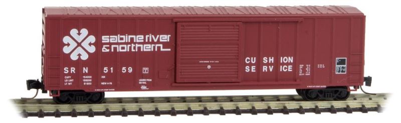 Micro-Trains 51000340 Z Sabine River Northern 50' Rib Side Box Car #5159