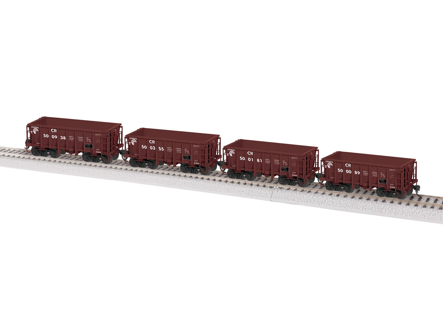 Lionel 2474121 HO Conrail (BRN A) G38B Ore Car (Set of 4)