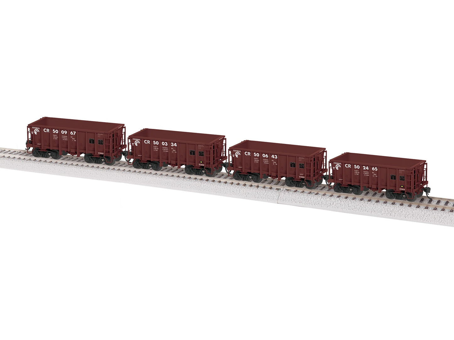 Lionel 2474131 HO Conrail (BRN B) G38B Ore Car (Set of 4)