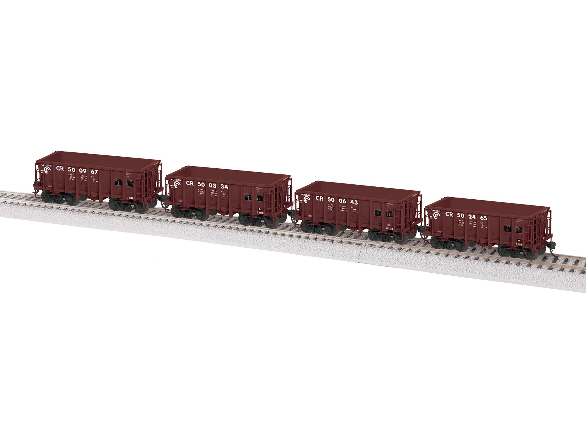 Lionel 2474131 HO Conrail (BRN B) G38B Ore Car (Set of 4)