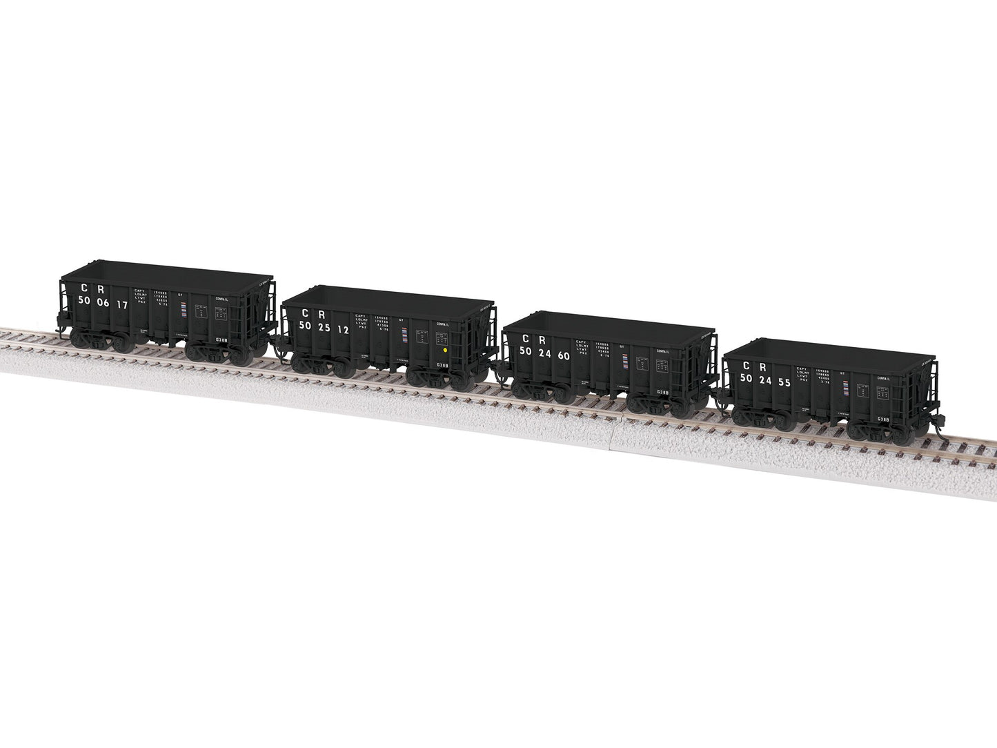 Lionel 2474141 HO Conrail (BLK) G38B Ore Car (Set of 4)