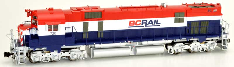 Bowser 24873 HO British Columbia Railway R-W-B MLW M630 Diesel Locomotive #720