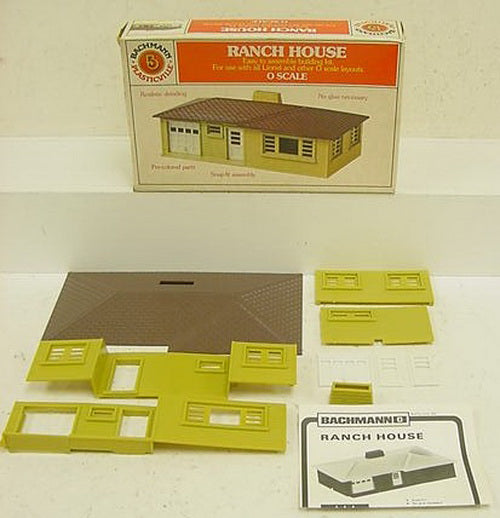 Bachmann 1934 Plasticville Vintage O Ranch House Building Kit