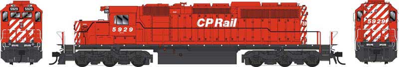 Bowser 25036 HO CP Rail GMD SD40-2 Diesel Locomotive with Sound #5929