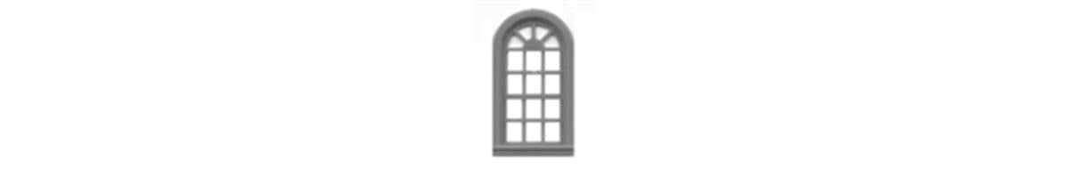 Tichy 2506 N 55" Wide X 106" High Round Top Window (Pack of 12)