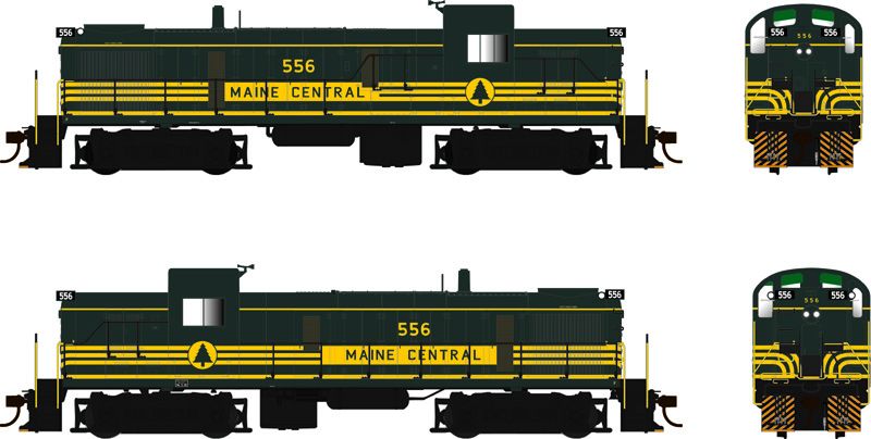 Bowser 25208 HO Maine Central ALCo RS-3 Diesel Locomotive #557