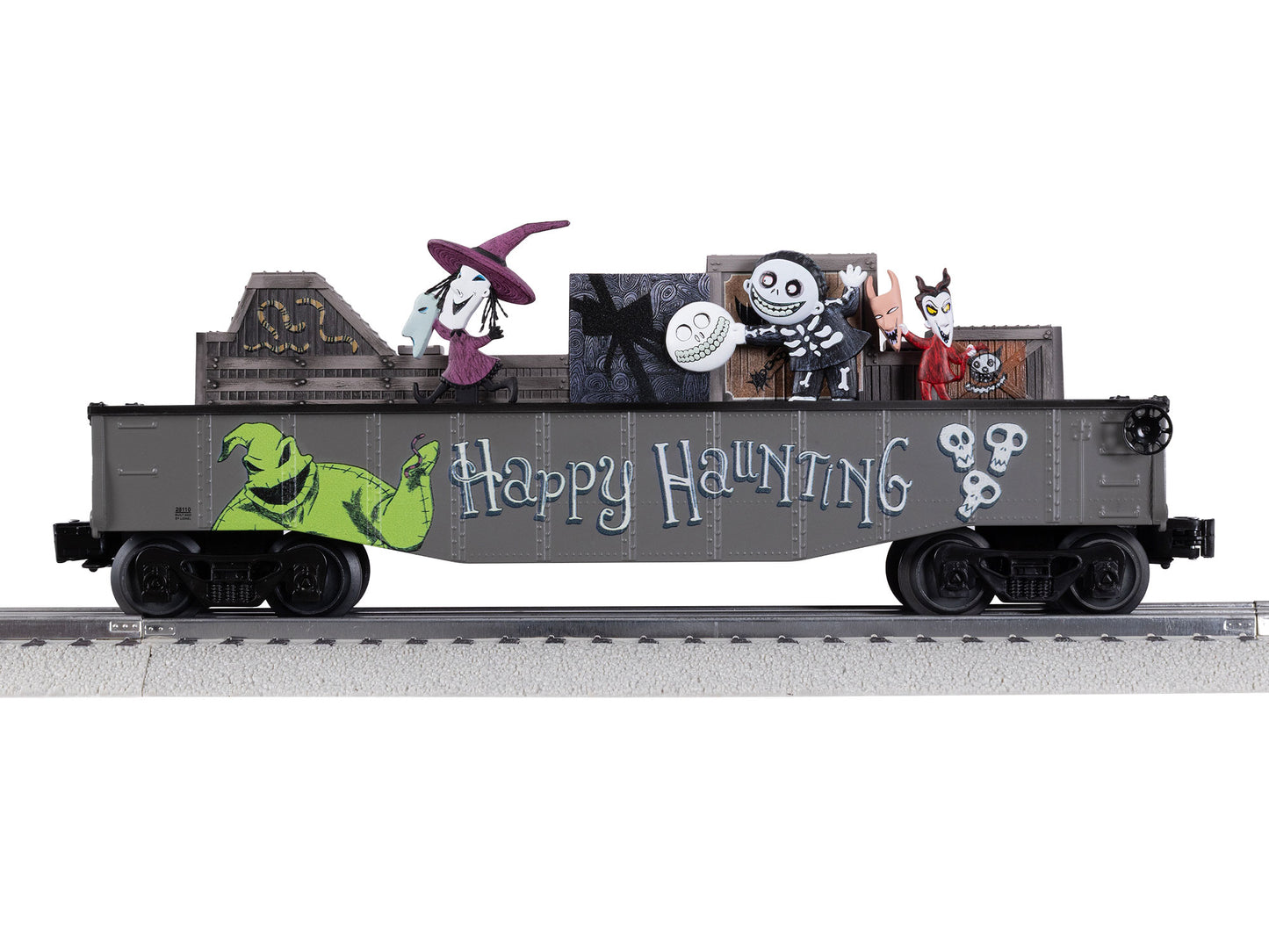 Lionel 2528110 O Nightmare Before Christmas Lock Shock & Barrel Chasing Gondola