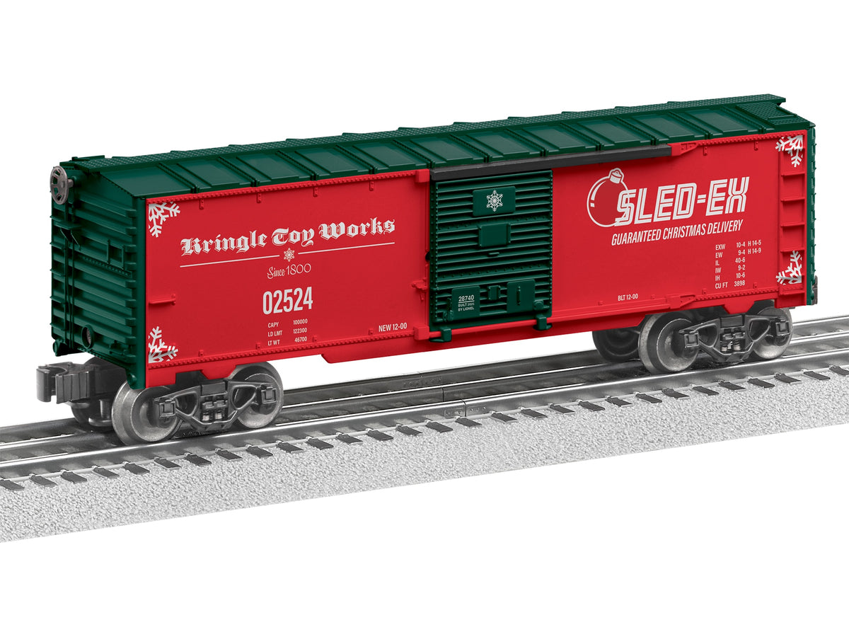 Lionel 2528740 O Sled-Ex Boxcar MT/Box