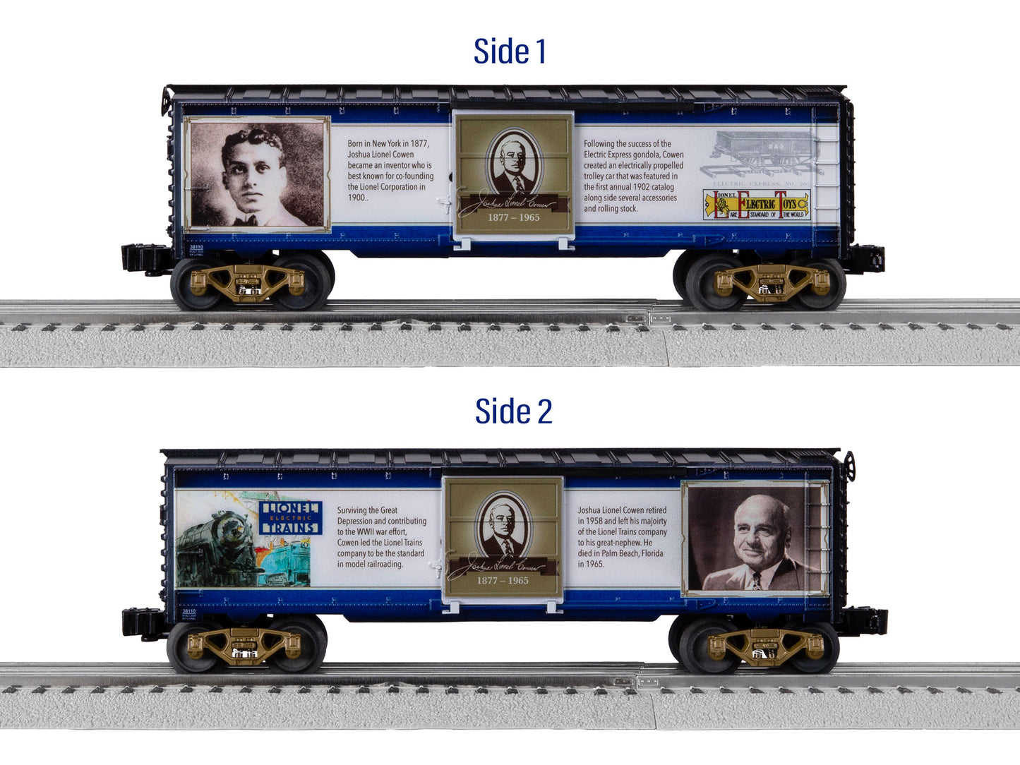 Lionel 2538110 O Joshua Lionel Cowen Notable American Boxcar