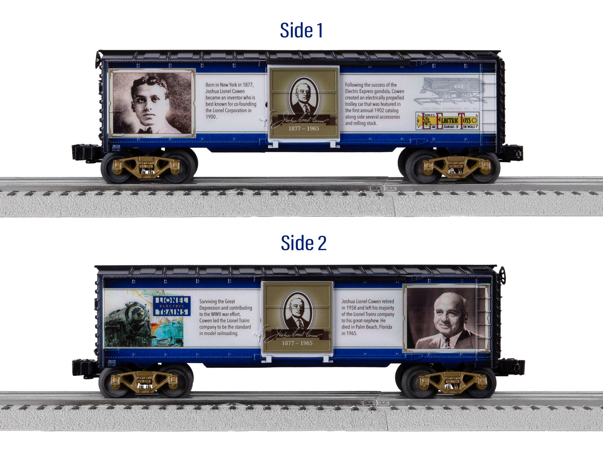 Lionel 2538110 O Joshua Lionel Cowen Notable American Boxcar