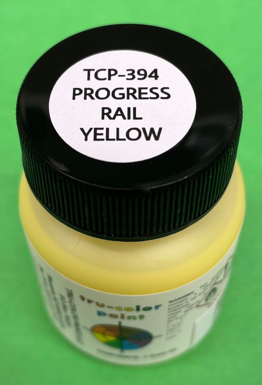 Tru-Color 394 Railroad Color Acrylic Paint Progress Rail Yellow - 1oz. Bottle