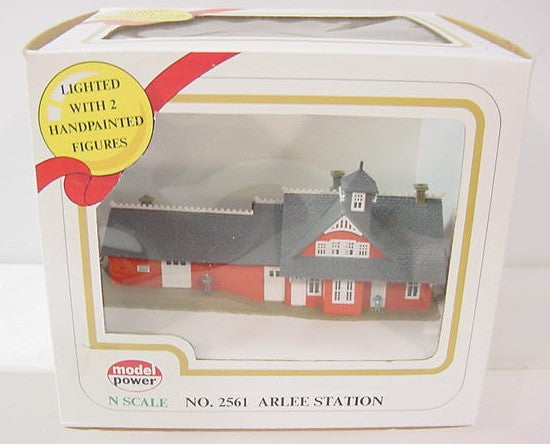 Model Power 2561 N Scale Built-Up Arlee Station LN/Box