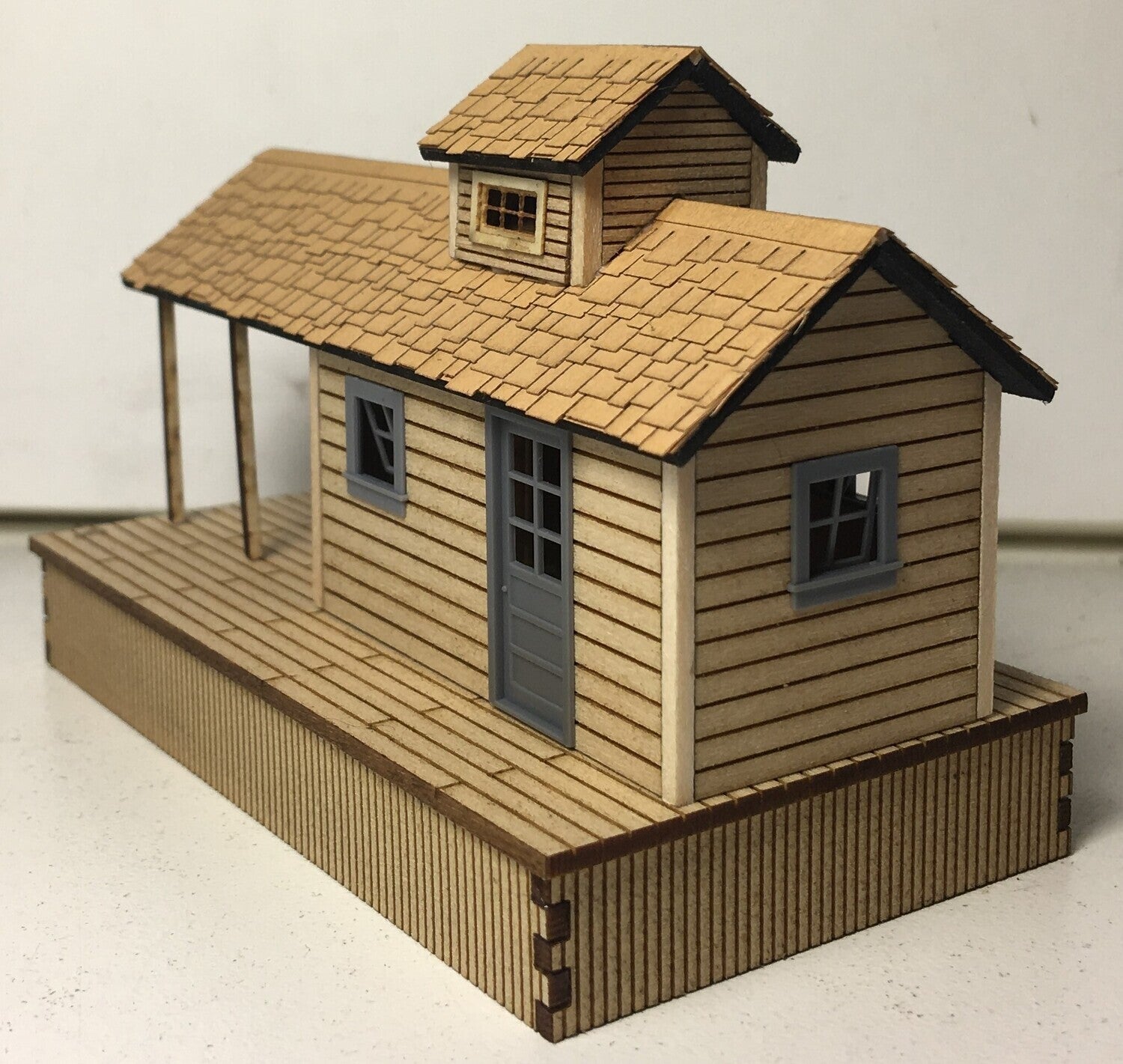 Motrak Models 83303 HO Adamsville Depot Laser-Cut Wood Kit