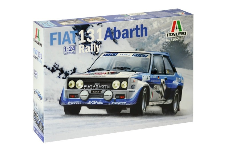 Italeri 3662 1:24 Fiat 131 Abarth Rally Car Plastic Model Kit