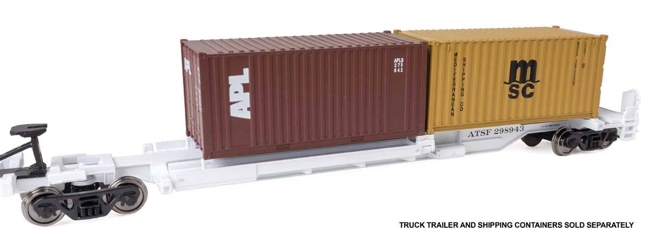 Walthers 910-5261 HO SF 263' Five-Unit All-Purpose 48' Spine Car RTR #298943