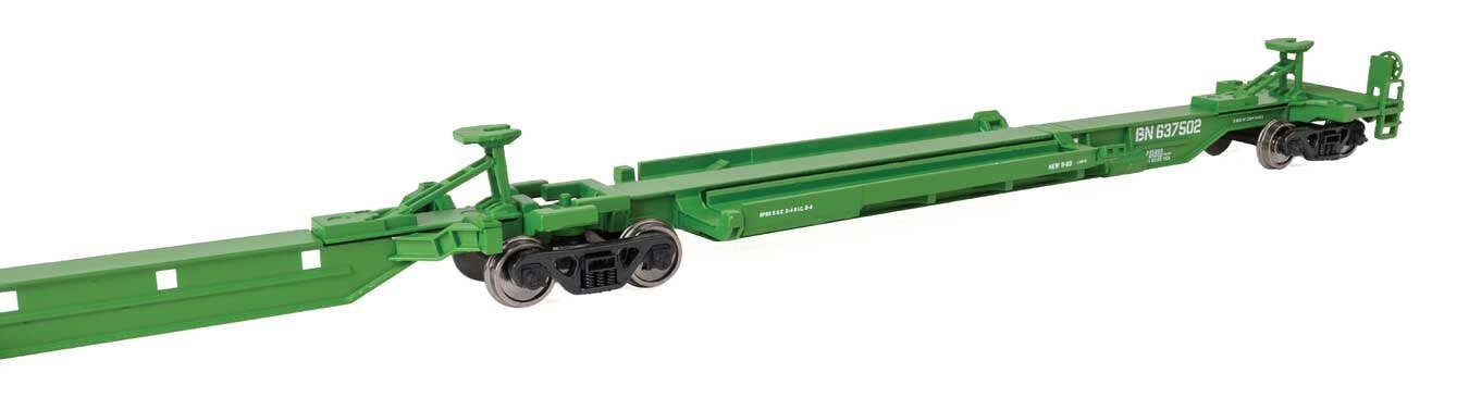 Walthers 910-5264 HO BN 263' Five-Unit All-Purpose 48' Spine Car RTR #637502