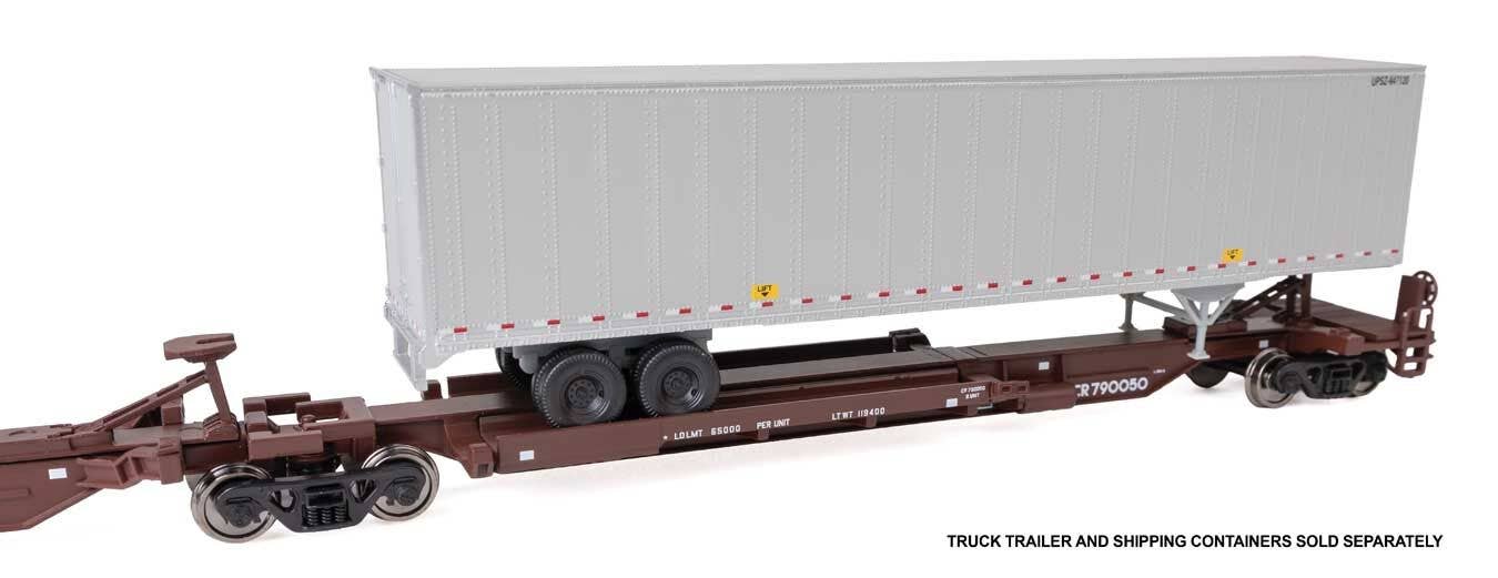Walthers 910-5265 HO CR 263' Five-Unit All-Purpose 48' Spine Car RTR #790050