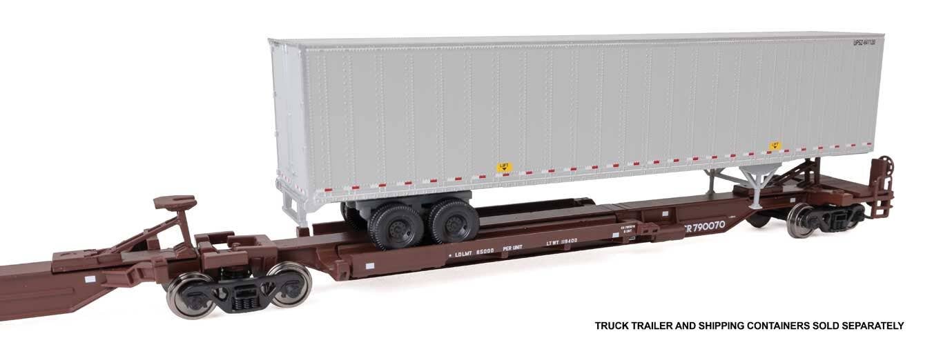 Walthers 910-5266 HO CR 263' Five-Unit All-Purpose 48' Spine Car RTR #790070
