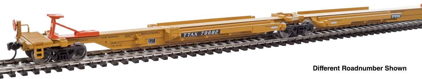 Walthers 910-5268 HO TTX 263' Five-Unit All-Purpose 48' Spine Car RTR #79736